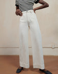 SOFT HANK PANT | bone | organic + earth dyed