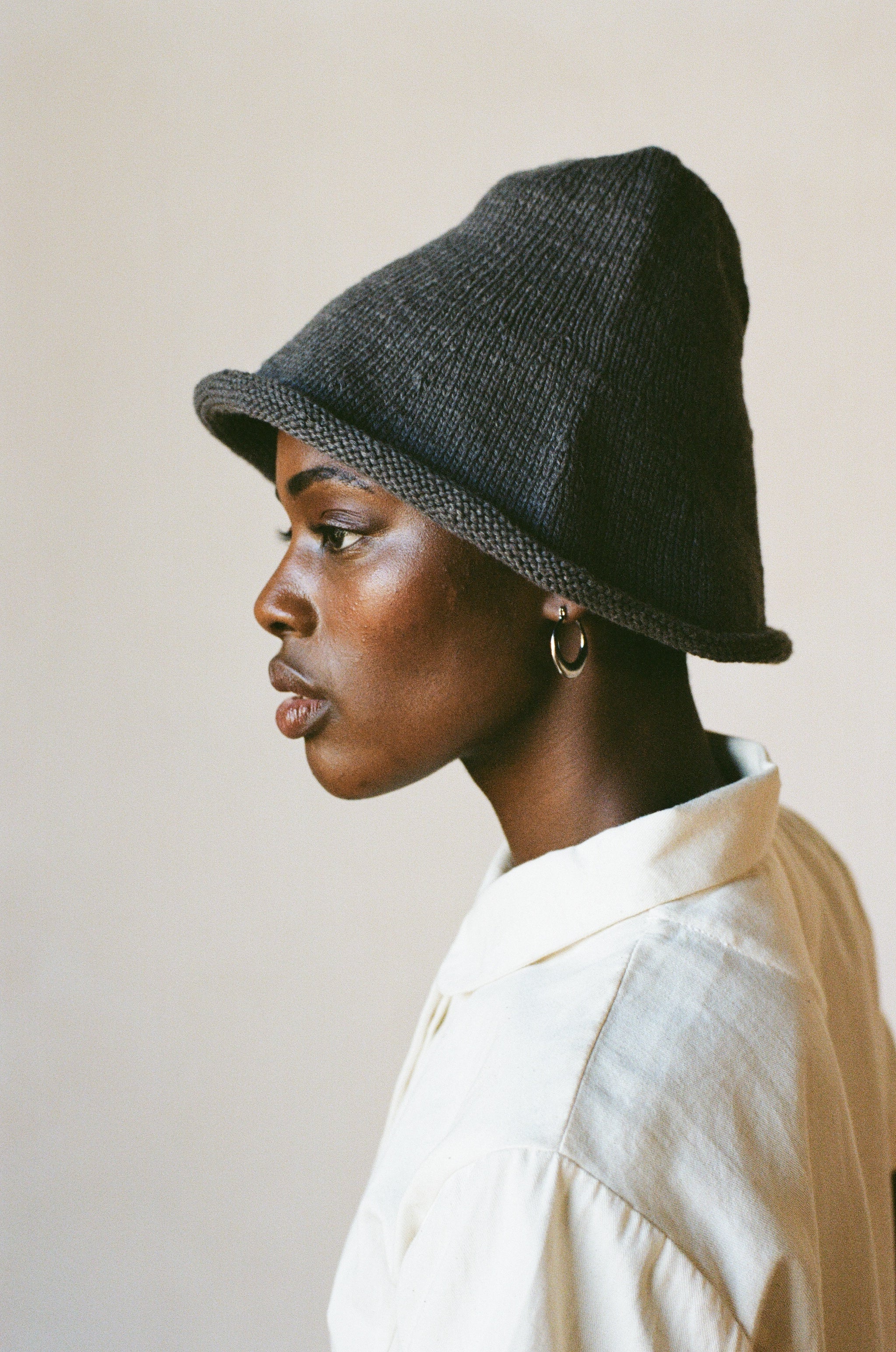 HILL HAT | charcoal | organic + earth dyed – Maria Stanley